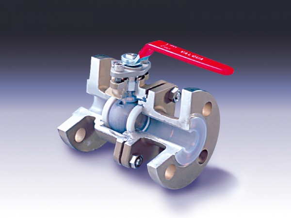 PF-2、ライニングボールバルブ