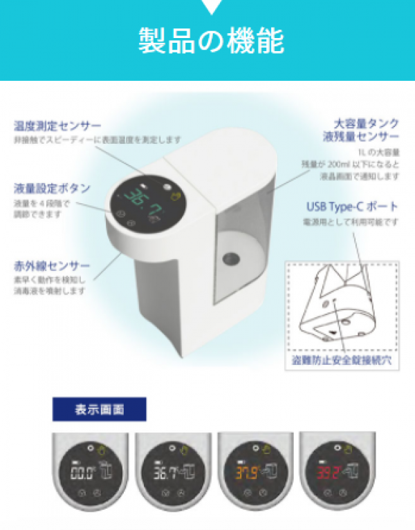 製品の機能